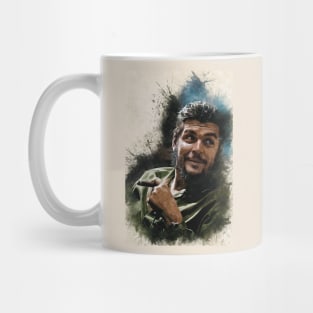 Ernesto CHE Guevara Abstract Watercolor Aesthetic Tasteful Portrait Mug